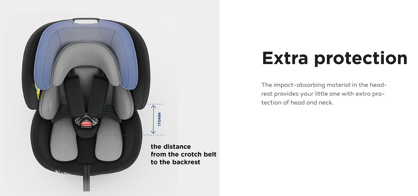 Pre-order 360° Rotating Baby Car Seat – Baby Brightness ShieldMax Plus Black - image 12