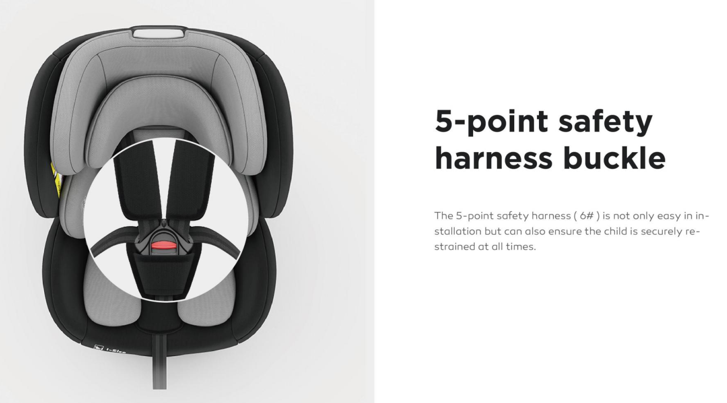Pre-order 360° Rotating Baby Car Seat – Baby Brightness ShieldMax Plus Black - image 15
