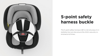 Pre-order 360° Rotating Baby Car Seat – Baby Brightness ShieldMax Plus Black - image 15