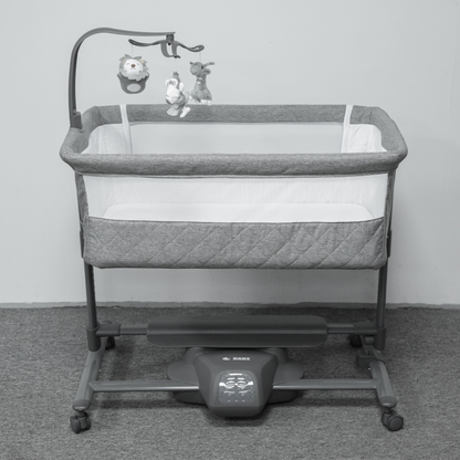 Pre-order Baby Brightness ZYLA Electric Baby Bassinet Bedside Sleeper – Grey