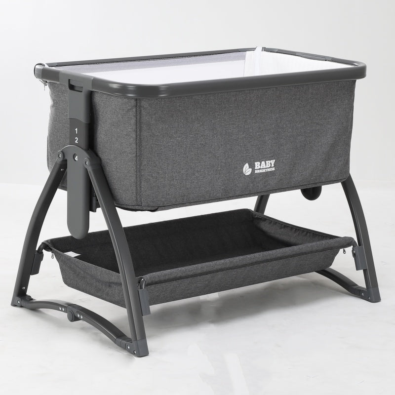 Baby Brightness Co Sleeper Bassinet Dark Grey