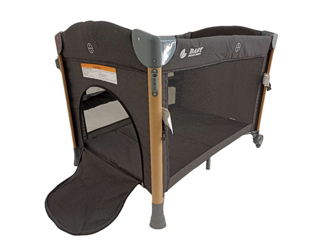 Baby Brightness 4 in 1 Portacot Black - image 11