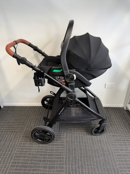 Pre-order Skyra 2-in-1 Newborn Pram & Bassinet Stroller and Reclining Car Seat with Rotating ISOFIX Base(Black - image 29
