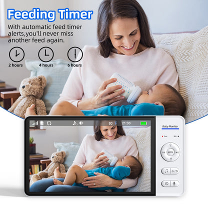 7”LCD HD Pan & Tilt Infrared Night Vision Baby Monitor - image 16