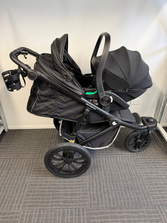 Pre-order Hill All Terrain Jogging Baby Stroller + Carrycot + Reclining Infant Capsule + 360 Car Seat and Rota - image 24