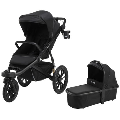 Pre-order Hill All Terrain Jogging Baby Stroller and Carrycot（Black）