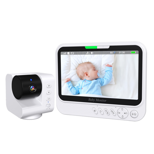 7”LCD HD Pan & Tilt Infrared Night Vision Baby Monitor