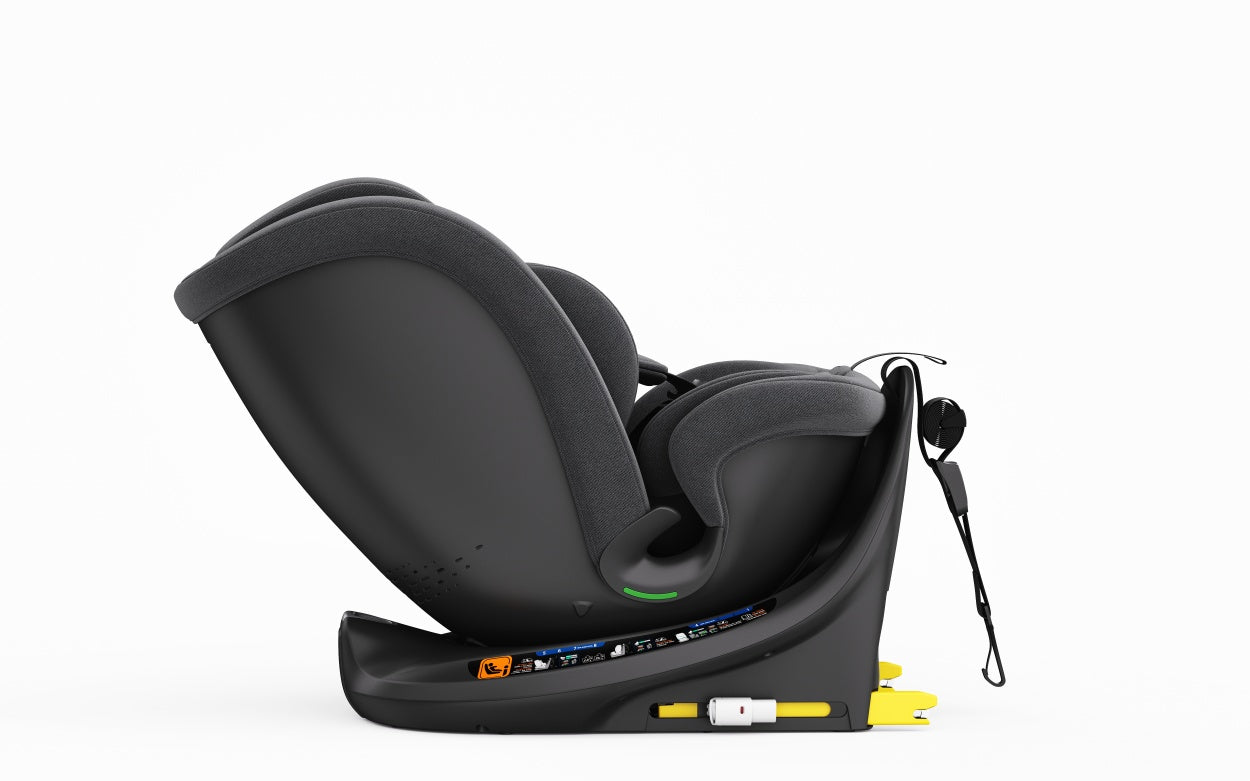 360° Rotating Baby Car Seat – Baby Brightness ProtecMax Grey - image 4