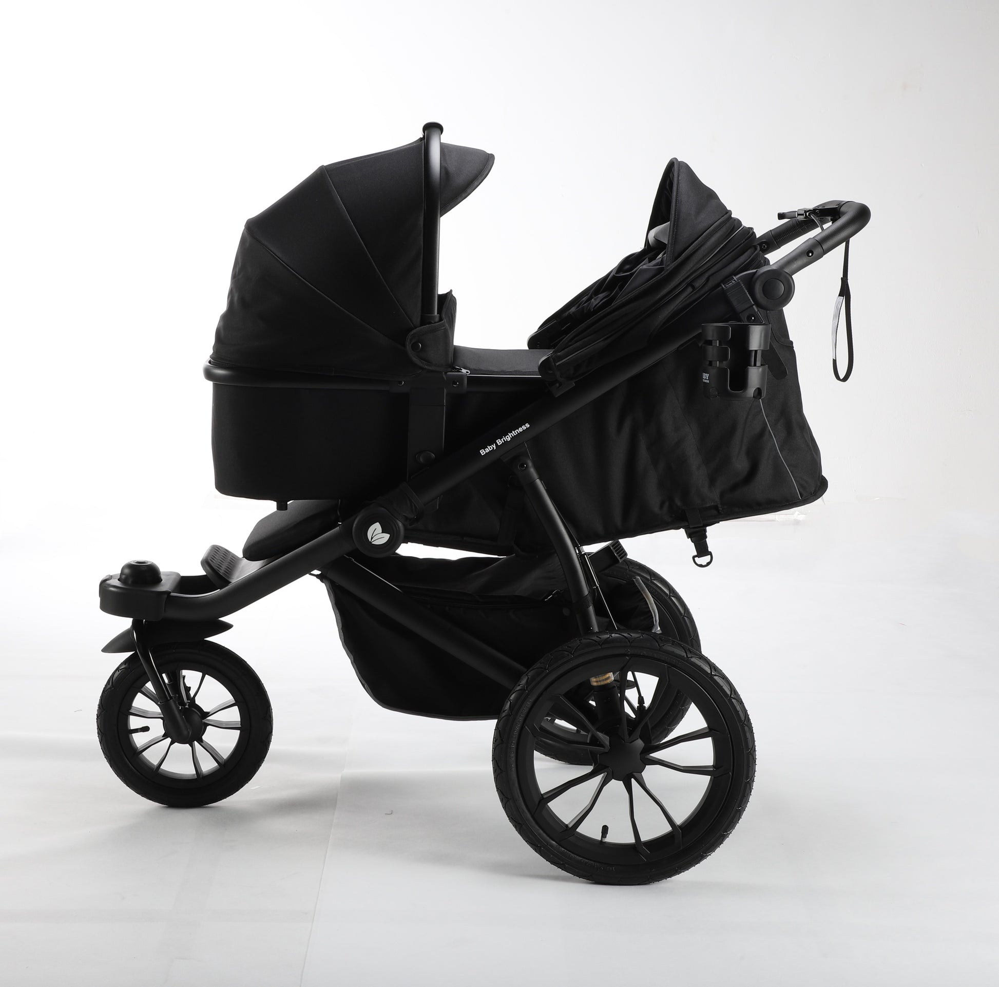 Pre-order Hill All Terrain Jogging Baby Stroller + Carrycot + Reclining Infant Capsule + 360 Car Seat and Rota - image 57