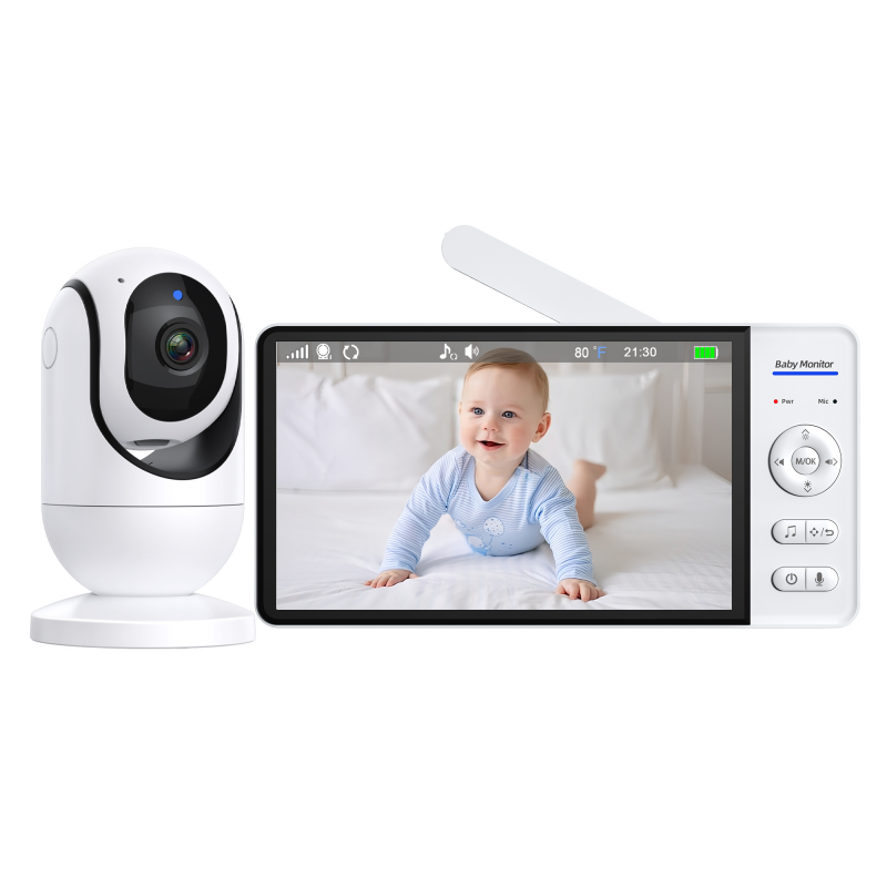 7”LCD HD Pan & Tilt Infrared Night Vision Baby Monitor