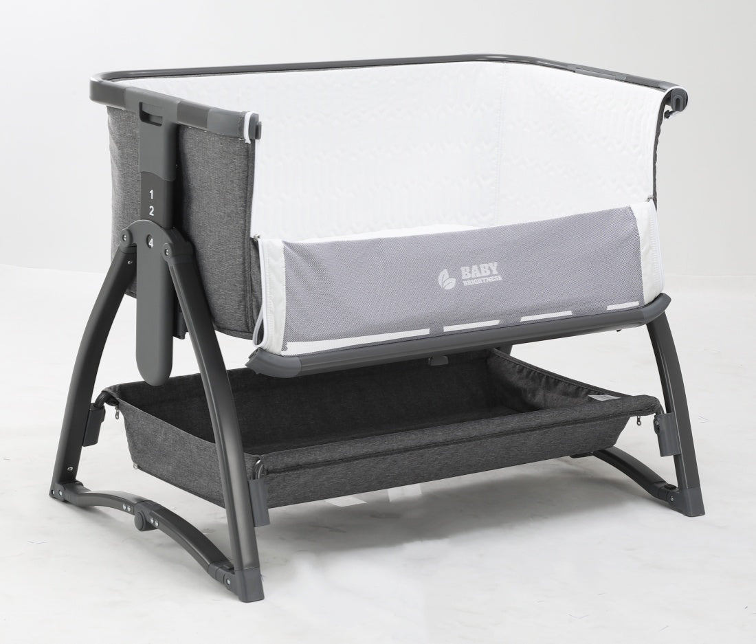 Baby Brightness Co Sleeper Bassinet Dark Grey