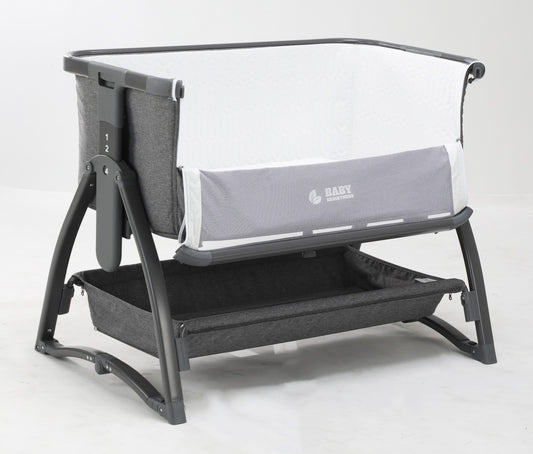 Baby Brightness Co Sleeper Bassinet Dark Grey