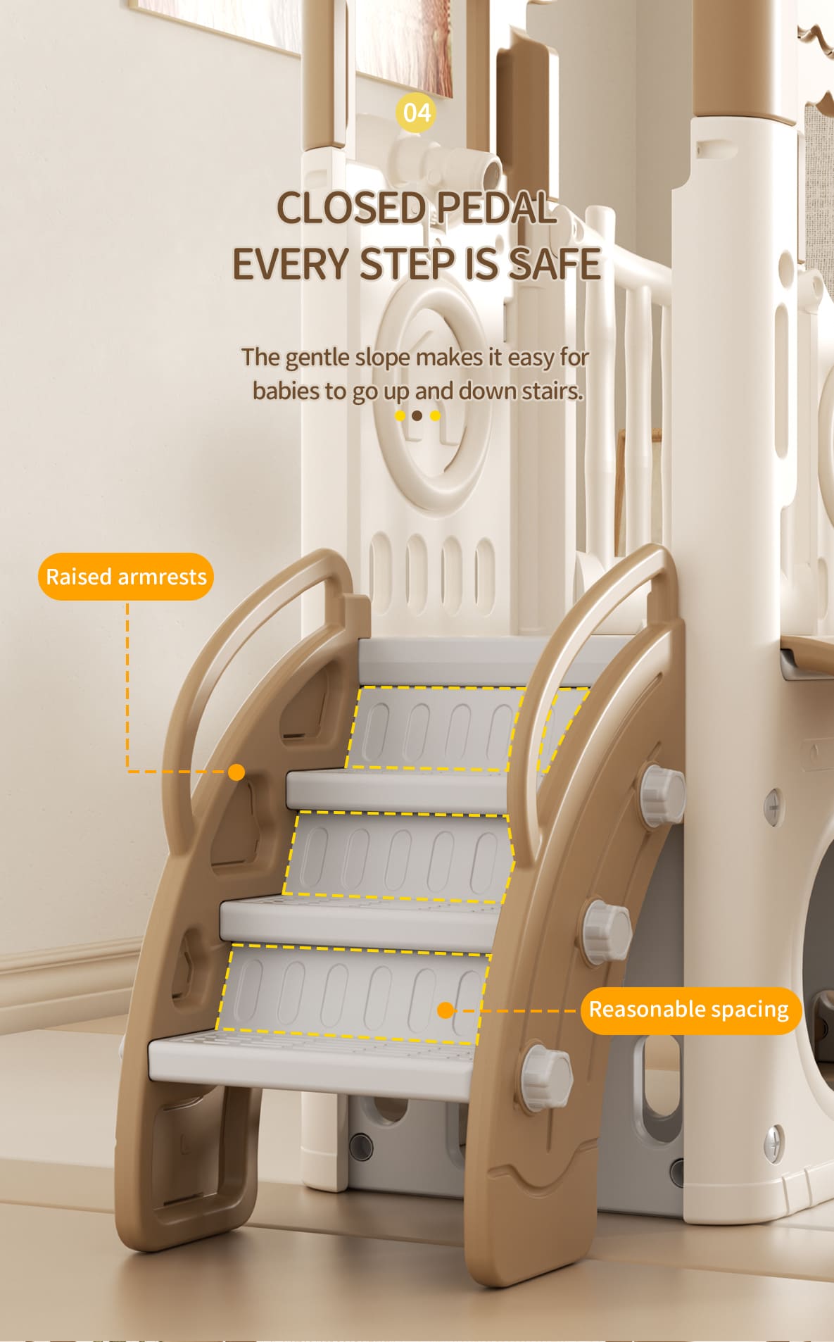 Kids Slide Playground – Mint Green / White - image 5
