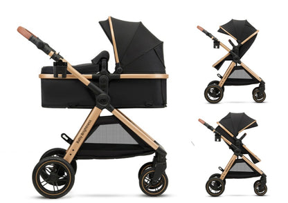 Pre-order Skyra 2-in-1 Newborn Pram & Bassinet Stroller and Car Seat (Grey) - image 26