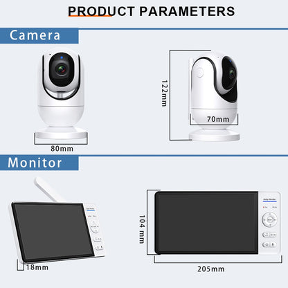 7”LCD HD Pan & Tilt Infrared Night Vision Baby Monitor - image 15