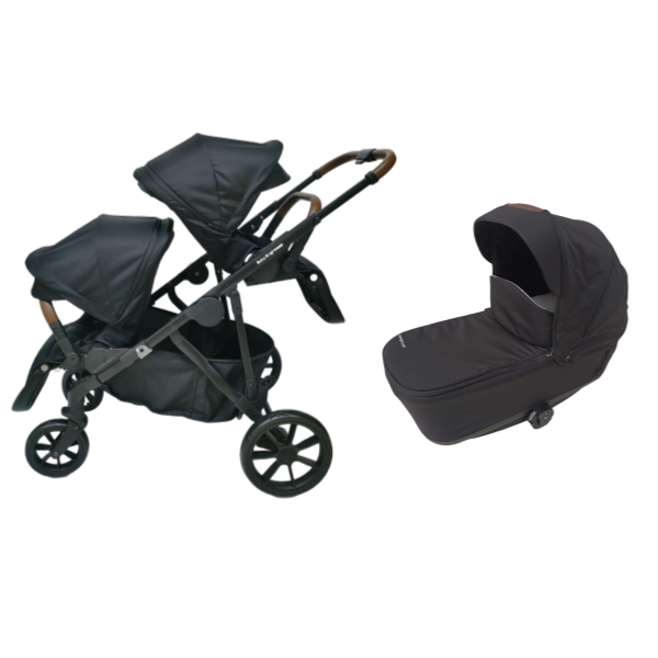 Pre-order Double Pram – Luxe Twin Stroller with Bassinet