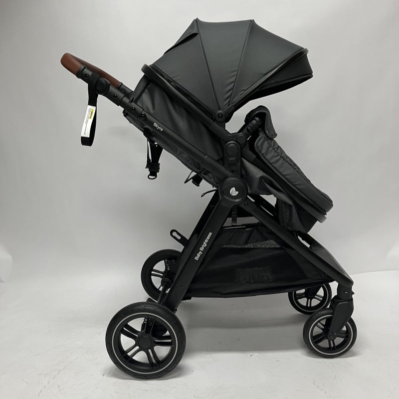 Pre-order Skyra 2-in-1 Newborn Pram & Bassinet Stroller + Reclining infant capsule + 360 car seat with Rotatin - image 5