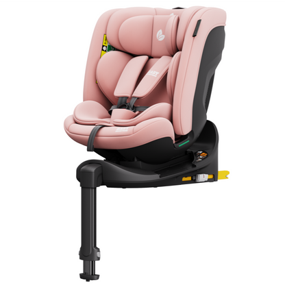 Baby Brightness ArmorMax Pro 360° Rotating Car Seat with Slide Function – Pink