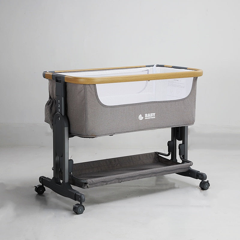 Baby Brightness Co Sleeper Bassinet Grey - image 12