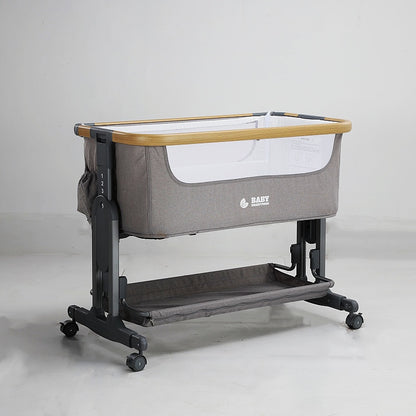 Baby Brightness Co Sleeper Bassinet Grey - image 12