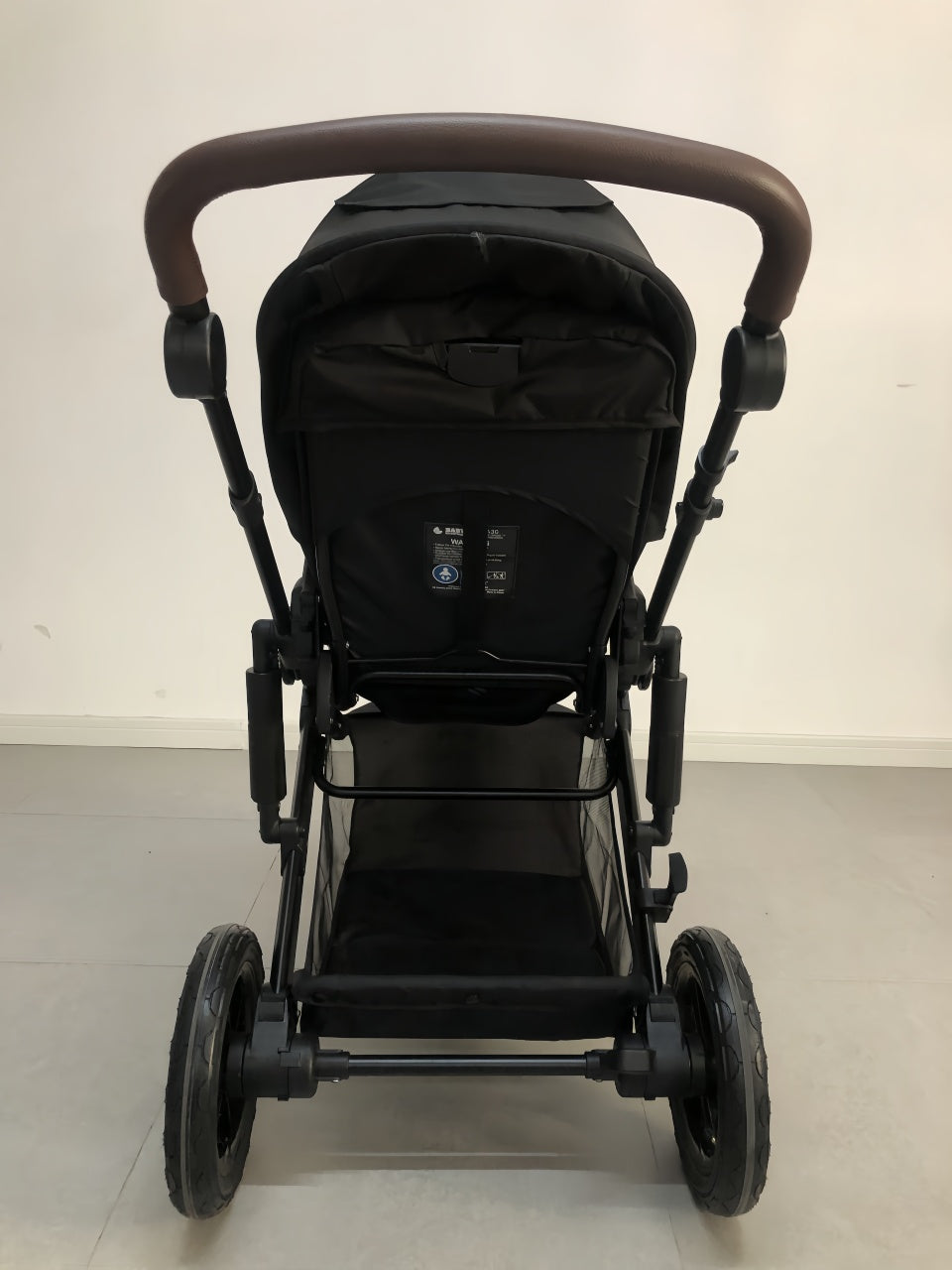 Newborn Pram – EasyGo 1+ Three Wheel Stroller (Black) - image 10