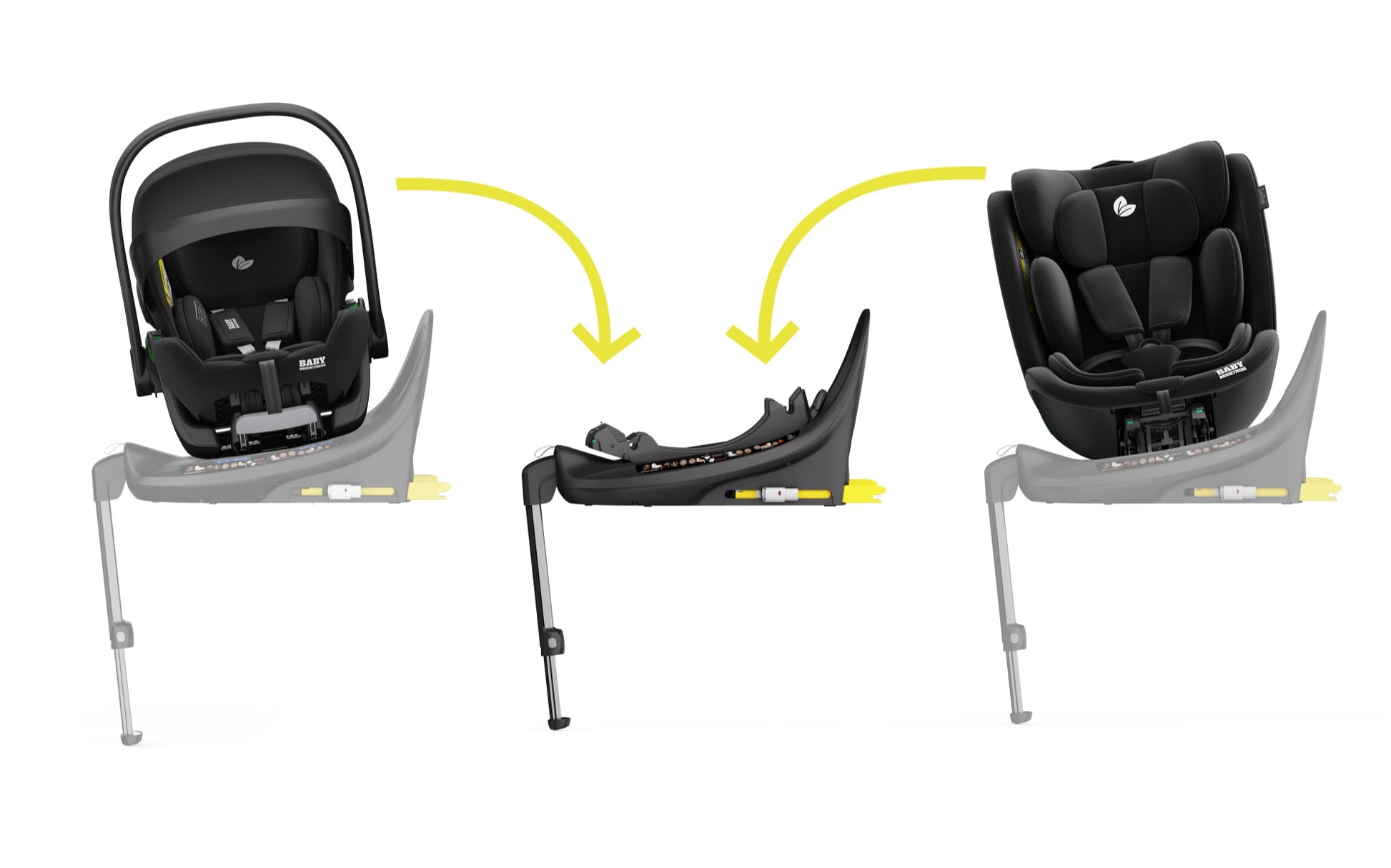 Pre-order Hill All Terrain Jogging Baby Stroller + Carrycot + Reclining Infant Capsule + 360 Car Seat and Rota - image 26