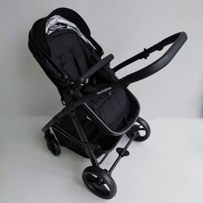 Newborn Pram – Palms Stroller with Bassinet and Car Seat (Black) - image 15