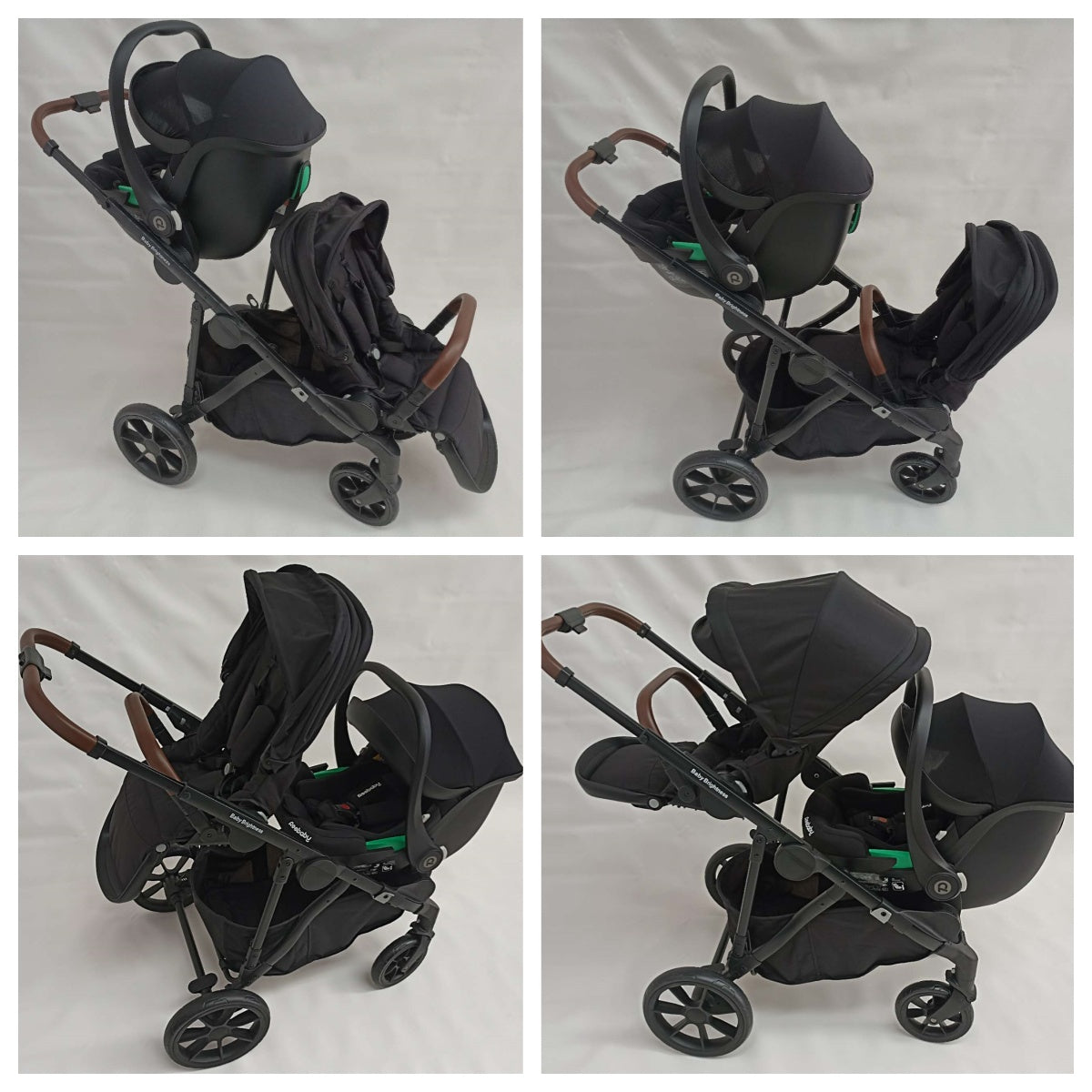 Pre-order Double Pram – Luxe Twin Stroller with Double Car Seats - image 5