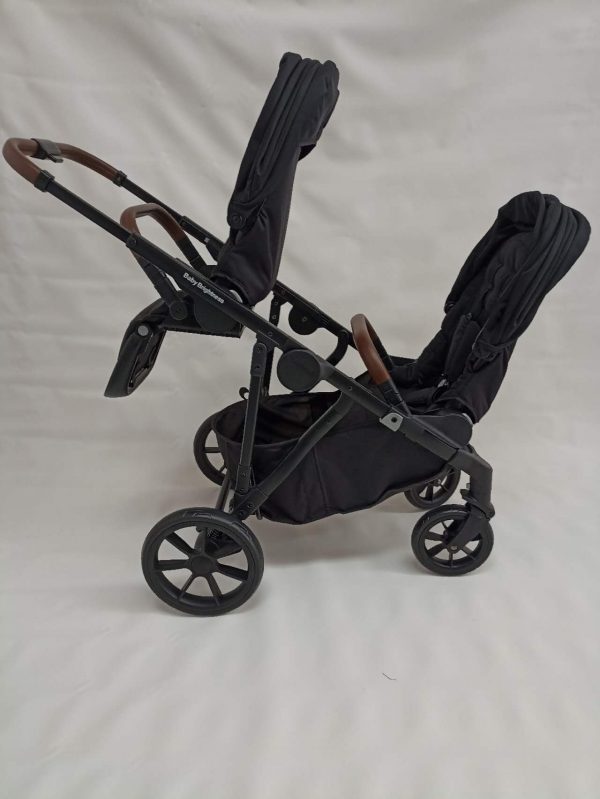 Preorder Baby Brightness Luxe twin stroller with double